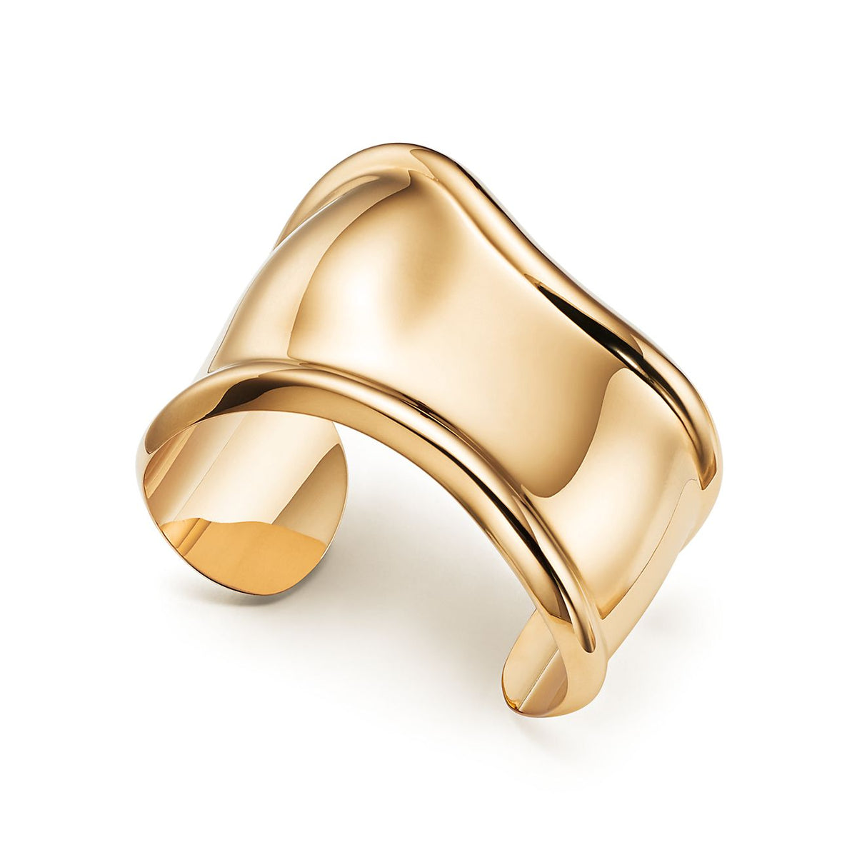 18K Tiffany Elsa Peretti Small Bone Cuff Bracelet