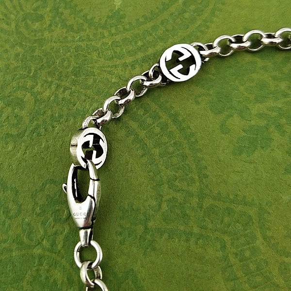 Double Gucci Interlocking Gucci Heart Bracelet