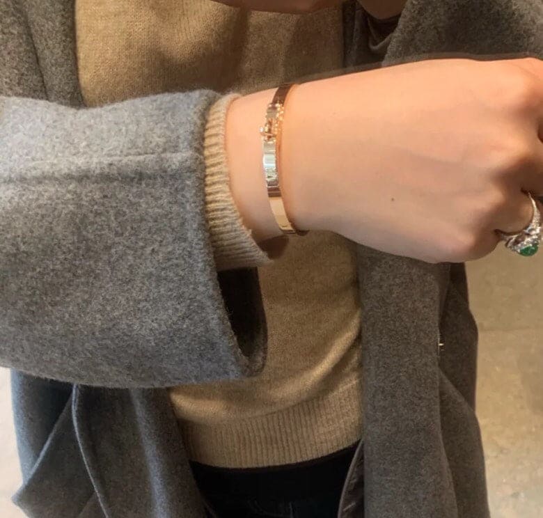 18K Yellow Gold Kelly Hermes Bracelet
